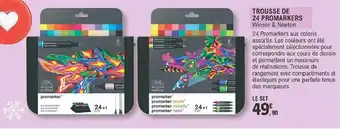 E.Leclerc Trousse De 24 Promarkers offre