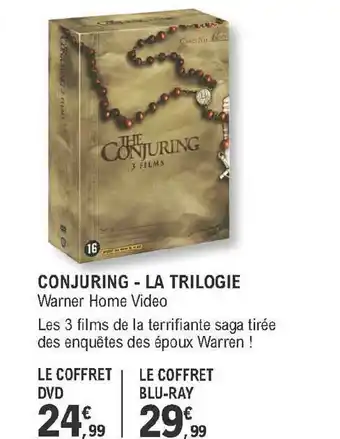 E.Leclerc Conjuring - La Trilogie offre