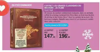 Coffret Les Grands Classiques Du Wesern - 20 Films