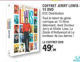 E.Leclerc Coffret Jerry Lewis - 15 Dvd offre