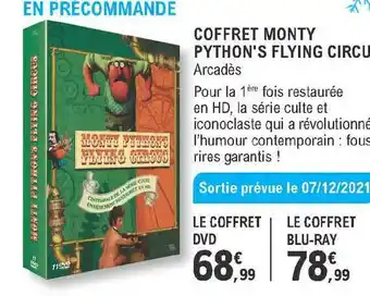 E.Leclerc Coffret Monty Python's Flying Circus - Arcadès offre