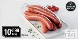 Cora x Carrefour Merguez offre
