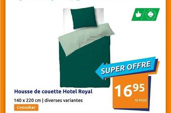 Action Housse De Couette Hotel Royal offre