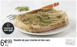Cora x Carrefour Rouelle de porc mariné ail des ours offre
