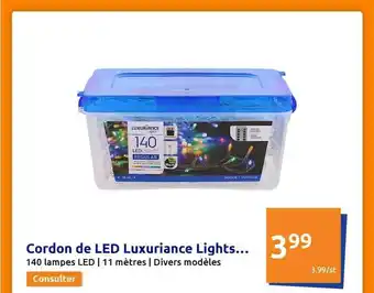 Action Cordon De Led Luxuriance Lights... offre