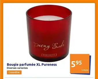 Action Bougie Parfumée Xl Pureness offre