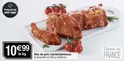 Cora x Carrefour Ribs de porc mariné barbecue offre