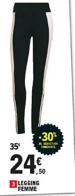 E.Leclerc Sport Legging Femme offre