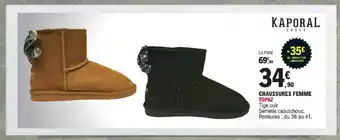 E.Leclerc Sport Chaussures Femme Topaz Kaporal offre