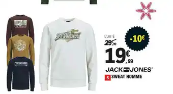 E.Leclerc Sport Sweat Homme Jack Jones offre