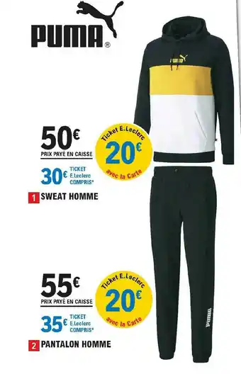 Sweat Homme Puma Pantalon Homme Puma
