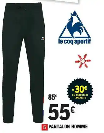 E.Leclerc Sport Pantalon Homme Le Coq Sportif offre