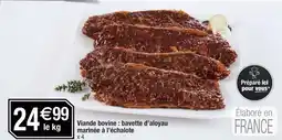 Cora x Carrefour Viande bovine bavette d'aloyau marinée à l'échalote offre