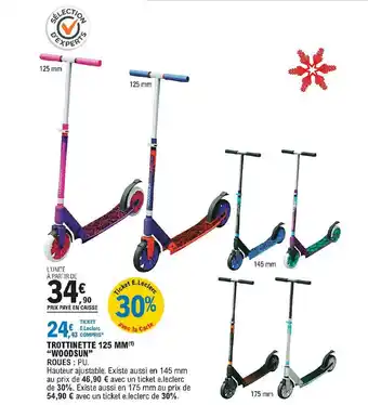 E.Leclerc Sport Trottinette 125 Mm offre