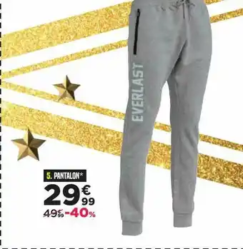 Go Sport Pantalon Everlast offre