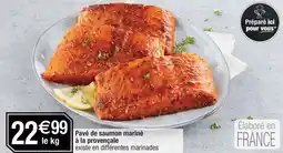 Cora x Carrefour Pavé de saumon mariné à la provençale offre
