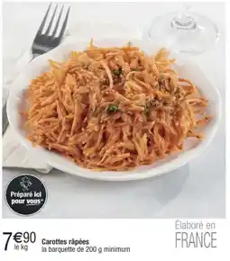 Cora x Carrefour Carottes râpées offre
