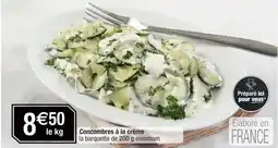 Cora x Carrefour Concombres à la crème offre