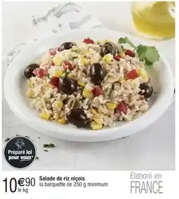 Cora x Carrefour Salade de riz niçois offre