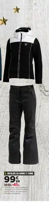 Go Sport Pantalons Ski Homme Et Femme offre
