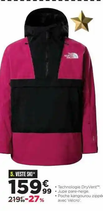 Go Sport Veste Ski offre