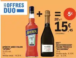 E.Leclerc Aperol - apéritif amer italien apérol offre