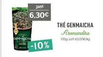 Naturalia Thé Genmaicha Aromandise offre