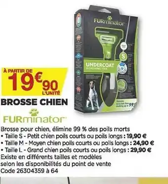 Brosse Chien Furminator