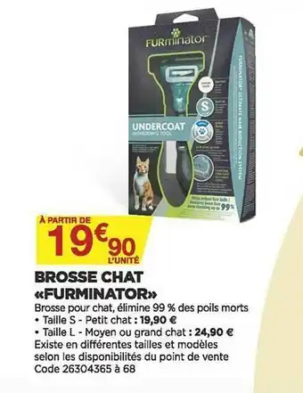 Brosse Chat «furminator»
