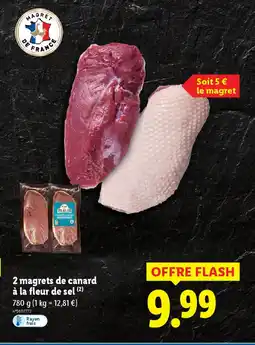 2 magrets de canard à la fleur de sel