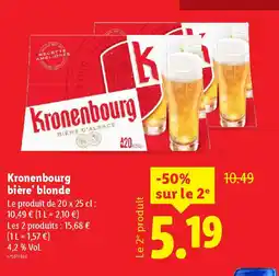 KRONENBOURG bière blonde