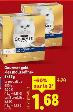 Lidl Gourmet gold les mousseline offre
