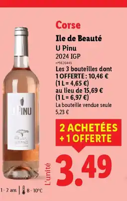 Lidl Ile de Beauté offre