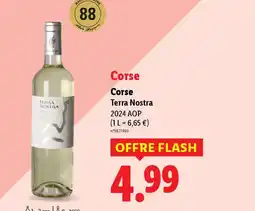 Lidl Corse Terra Nostra offre