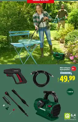 Lidl Mini-nettoyeur haute pression offre