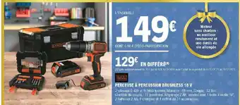 Perceuse à Percussion Brushless 18V