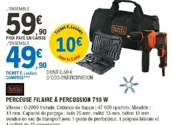 Perceuse Filaire Ă Percussion 710W