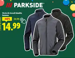 Lidl PARKSIDE Veste de travail double homme offre