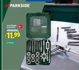 Lidl PARKSIDE Set de filetage et taraudage offre