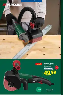 Lidl PARKSIDE Machine à satiner/ ponceuse à brosse offre