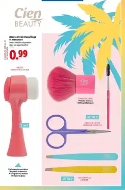 Lidl Accessoire de maquillage et manucure offre