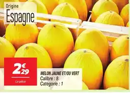 Netto Melon jaune et/ou vert offre