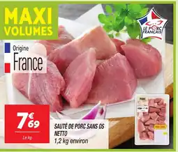 Netto Sauté de porc sans os netto offre