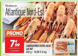 Netto Langoustines cuites 25/35 les nat offre