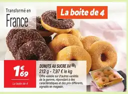Netto Donuts au sucre x4 offre