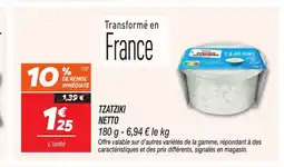 Netto NETTO Tzatziki offre