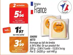 Netto NETTO Eskerri offre