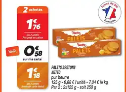 Netto NETTO Palets bretons offre