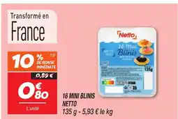 NETTO 16 mini blinis