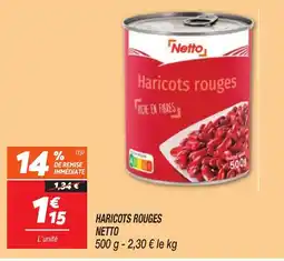 Netto NETTO Haricots rouges offre